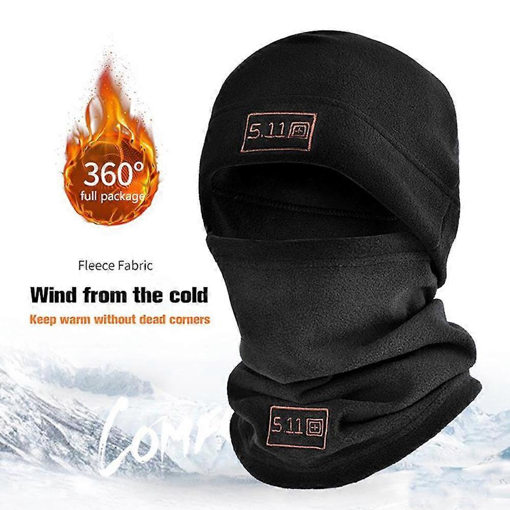 Fleece Hood Neck Gaiter Set Windproof Warm Outdoor Cycling Ski Mask