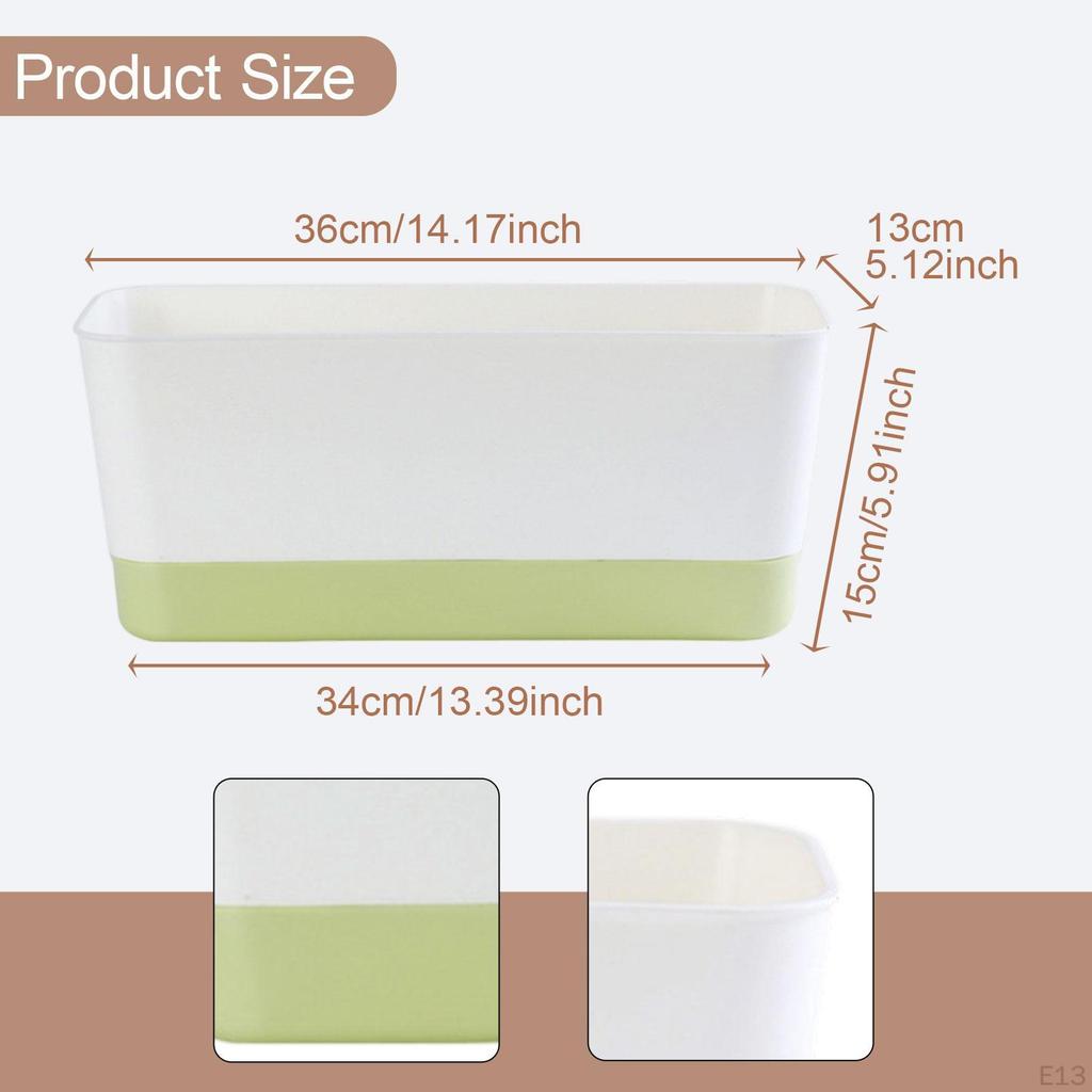 Compact Rectangle Planter for Indoor And Outdoor Vegetable Cultivation
