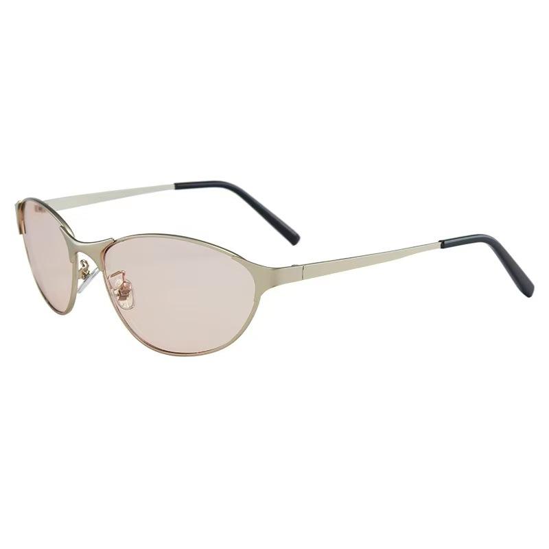 Euro-American Style Women's Style Sunglasses Oval-shaped Shape Wind Proof Women's Style Sun Glasses Outdoor Activity Bicycling Man Sunglass