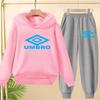 Kinderkleidung Buchstabe Marke Aufdruck Hoodie Pullover 3-12 Jahre Jacke Sweatshirt+Hose 2-teiliges Set Jungen Mädchen Freizeit Sport Jogginganzug