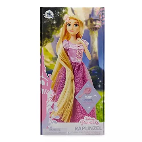 Disney Rapunzel Classic Doll 2021 with Hairbrush Accessory [Parallel Import] Rapunzel Classic Doll – Tangled – 11 1/2 inches