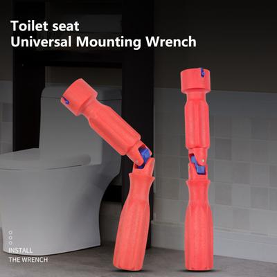 Toilettensitz-Entfernungsschlüssel, Rotation, Universalschnittstelle, Schraubenentfernung, Toilettensitz-Reparaturschlüssel, Heimgebrauch