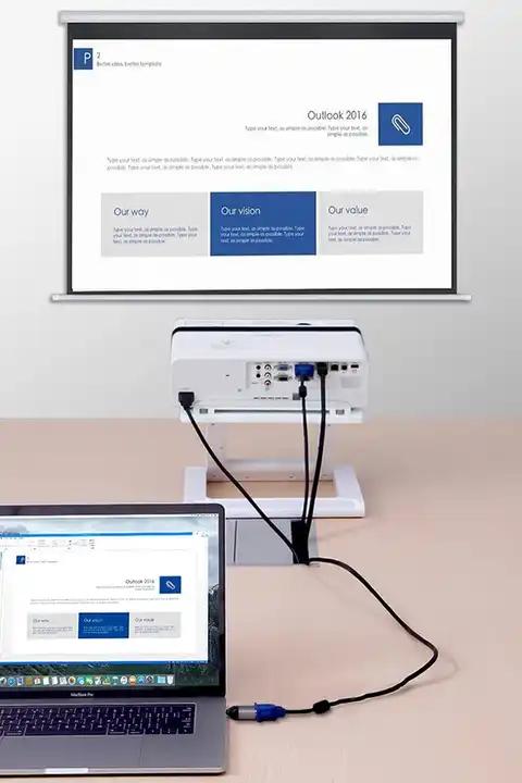 USB-C 3.1 To VGA D-Sub FullHD 1080p 60Hz Type C Converter Adapter