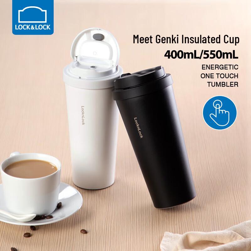LOCK&LOCK One-Touch Insulated Travel Mug