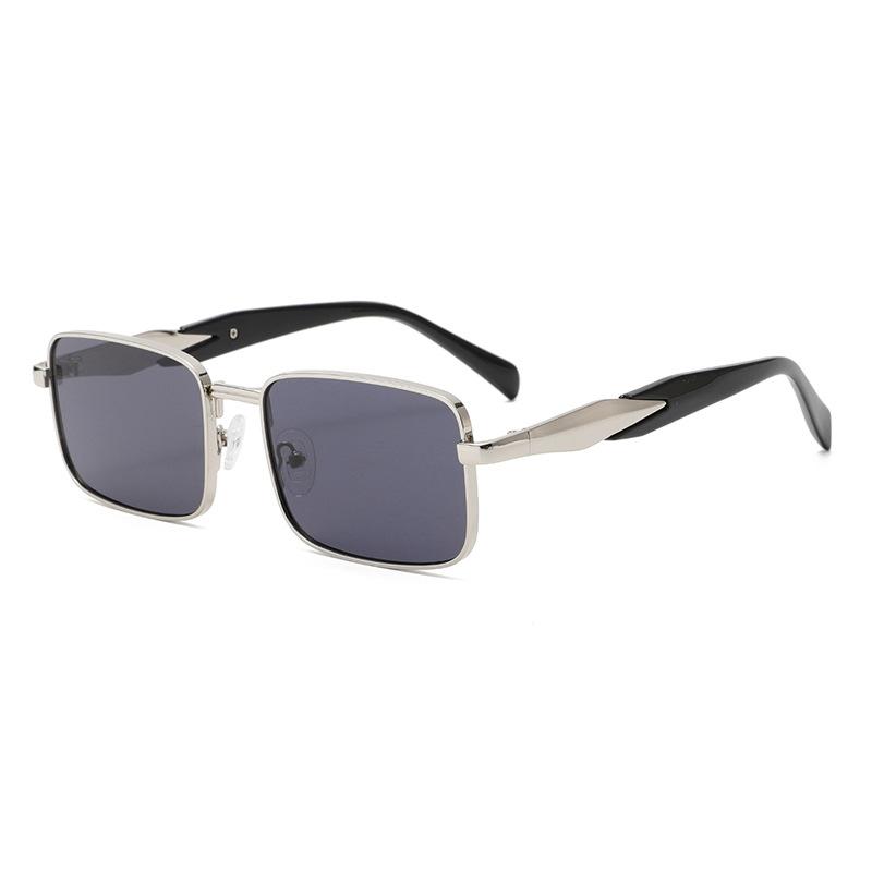 

3545 Retro Square Metal Sunglasses for Men Women, Vintage Classic Fashion Sun Glasses, Stylish Personalized UV400 Shades 505315 as shown