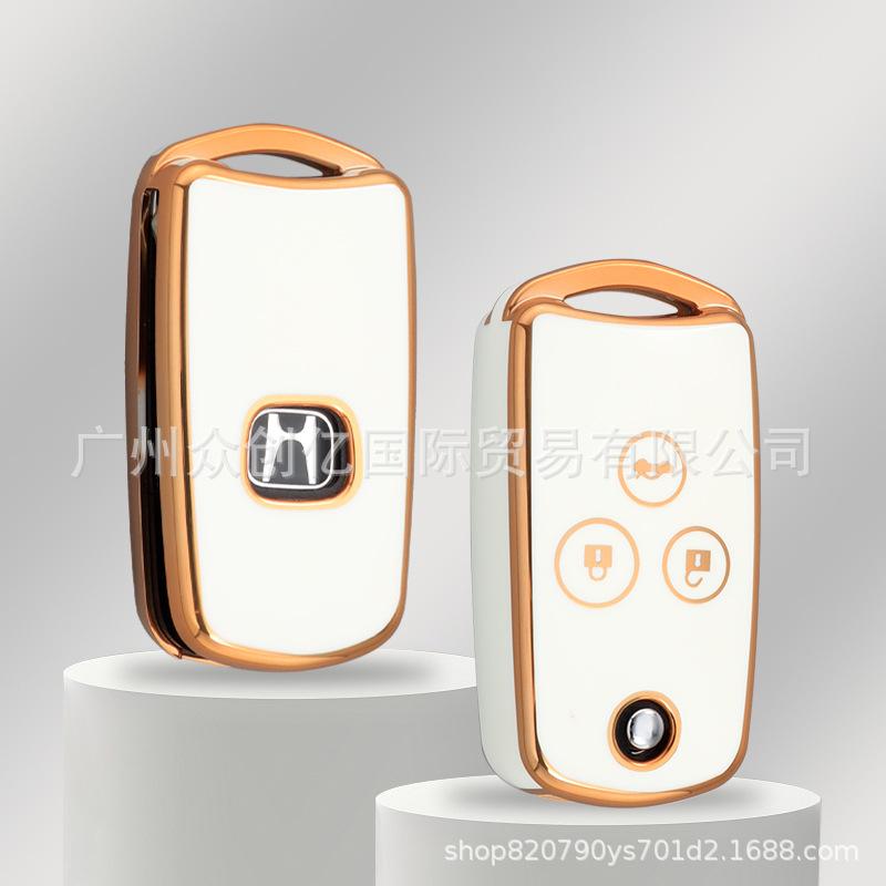 TPU Key Case for 8th Gen Honda Accord, 9th Gen Civic, CRV, Spirior