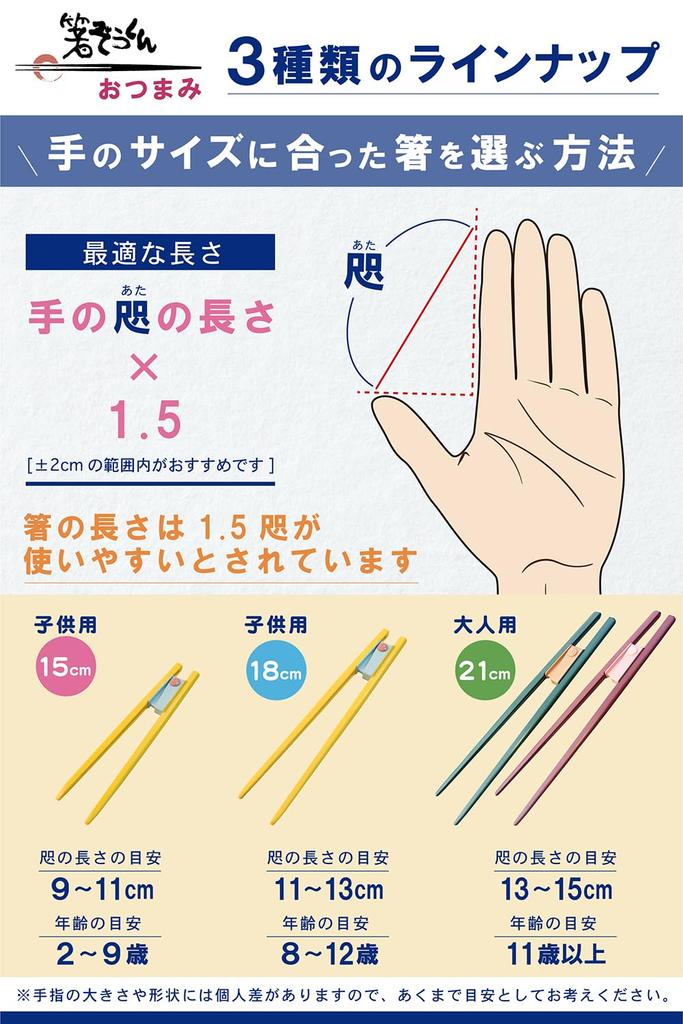 Essstäbchen Snacks für Geeignet für Altersgruppen Essstäbchen am nächsten an regulär Hergestellt in Spülmaschinenfest Für sowohl Links- als auch Rechtshänder Exklusive Hülle Kinder, 15cm,