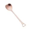 Heart Shaped Love Couple Spoon Creative Stainless Steel Coffee Tea Dessert Stiring Spoon Rainbow Gradient Spoon for Wedding Gift