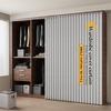 No Drill Foldable Divider Curtain with Hooks Lightweight Temporary Privacy Screen for Rental Apartment Dorm Office