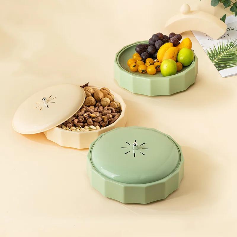 Fruit Plates Tableware Dripping With Wet And Dry Fruit Trays Draining Basket Storage Plates Specialty Plates Storage Box