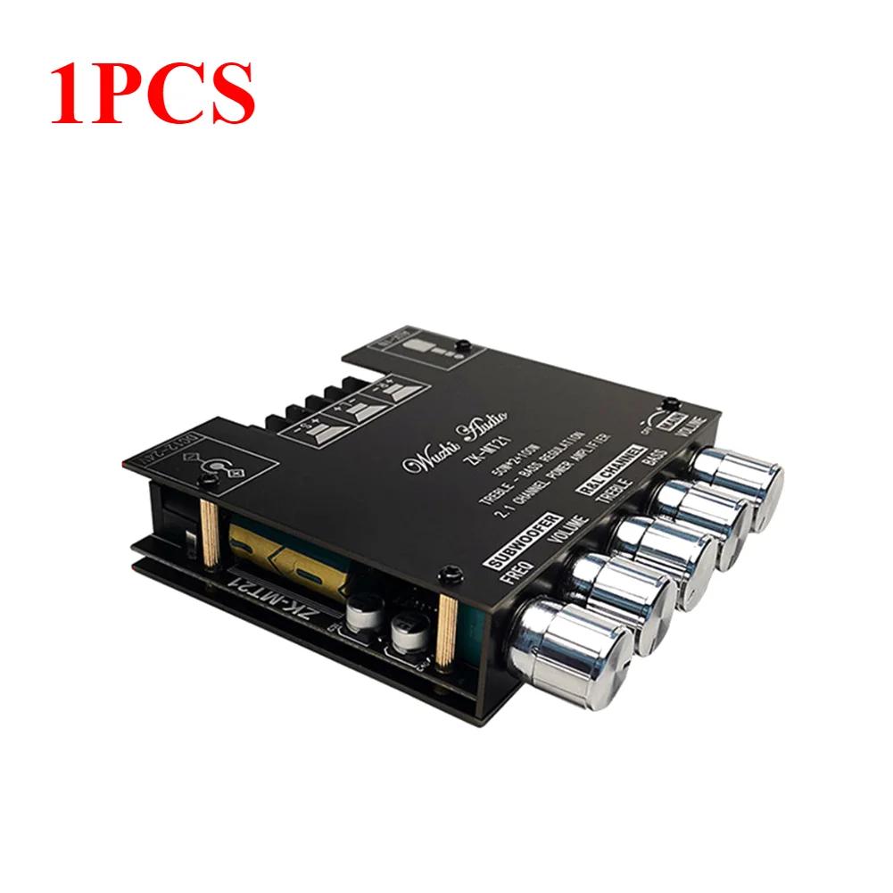

ZK-MT21 50Wx2 Digital Subwoofer Amplifier Board AUX 12V 24V 2.1 Channel Bluetooth-compatible Audio Power Amplifier Board Module