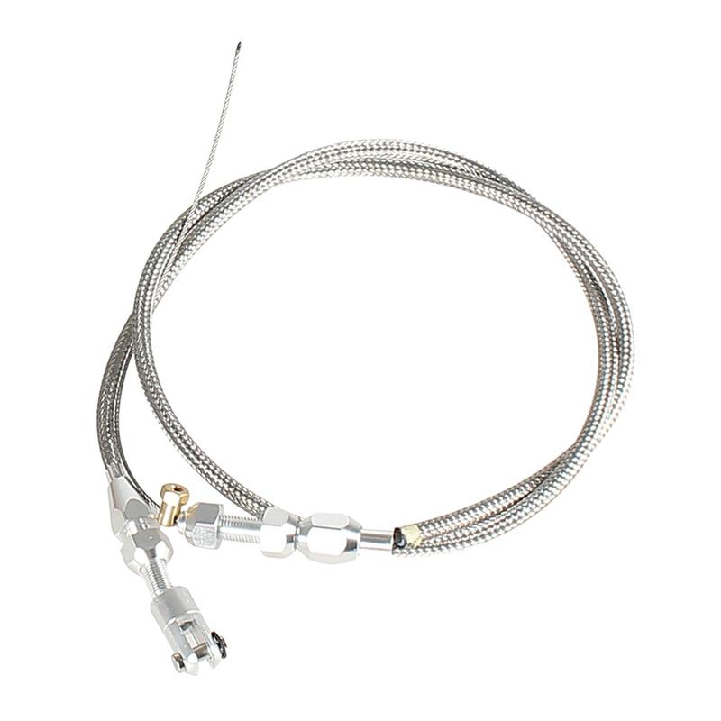 36  Braided Throttle Cable Kit Replacementreplaces Swap Fuel Line Kit Fits for Chevrolet 97-04 4.8L 5.3L 5.7L 6.0L