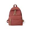 Vintage Girl Schoolbag Female Style High School College Student Junior High School Student Simple Super Fire Backpack Backpack
