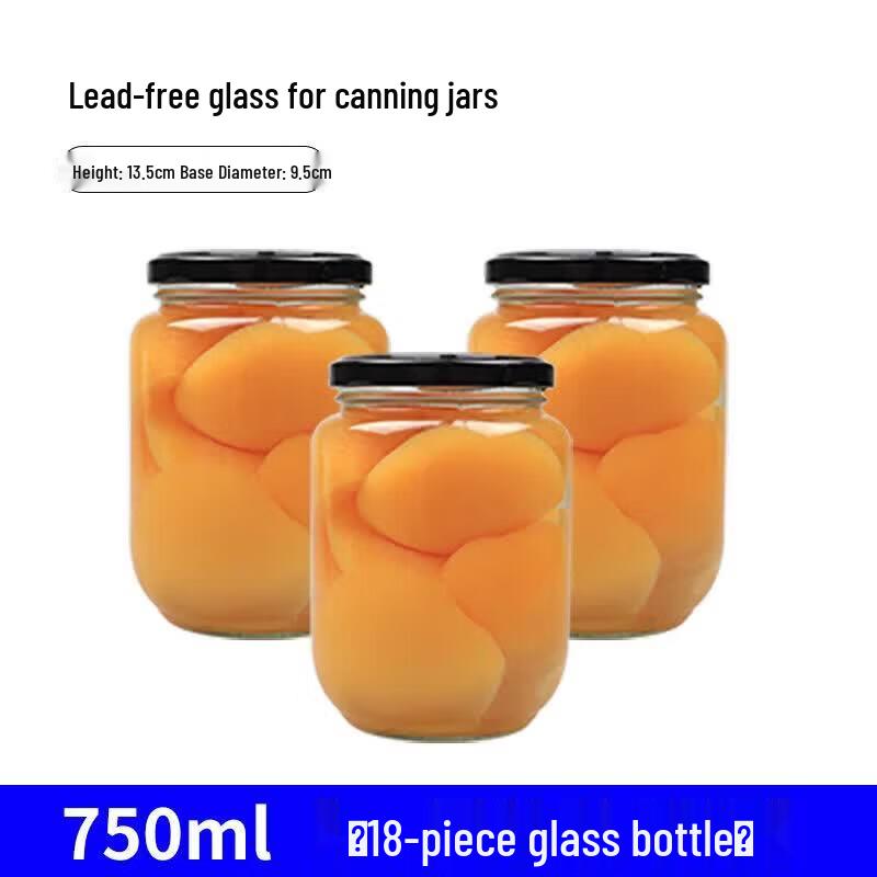 Heat-Resistant Glass Canning Jar