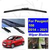 1pcs For Peugeot 108 2014 -  Wiper Front Wiper Blades Windshield Windscreen Window Car Rain Brushes 2017 2018   26"