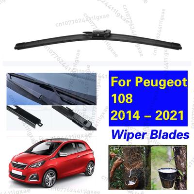 1pcs For Peugeot 108 2014 -  Wiper Front Wiper Blades Windshield Windscreen Window Car Rain Brushes 2017 2018   26"