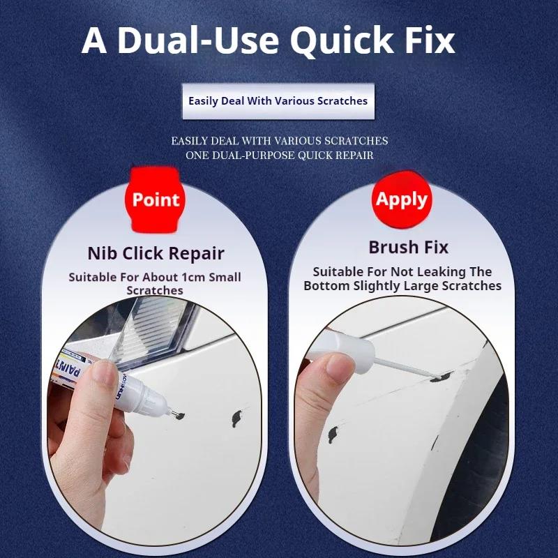 For Toyota C-HR Car Paint Scratch Repair Pen Touch Up Paint Accessories Pearl White Black Yellow Silver Red Touchup Paint2