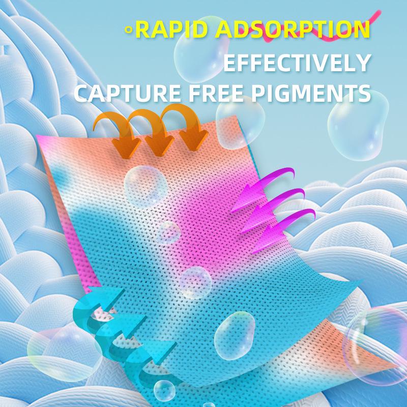 Color Lock Sheets: Anti-Bleeding, Non-Dyeing, Mixed Wash Laundry Separators