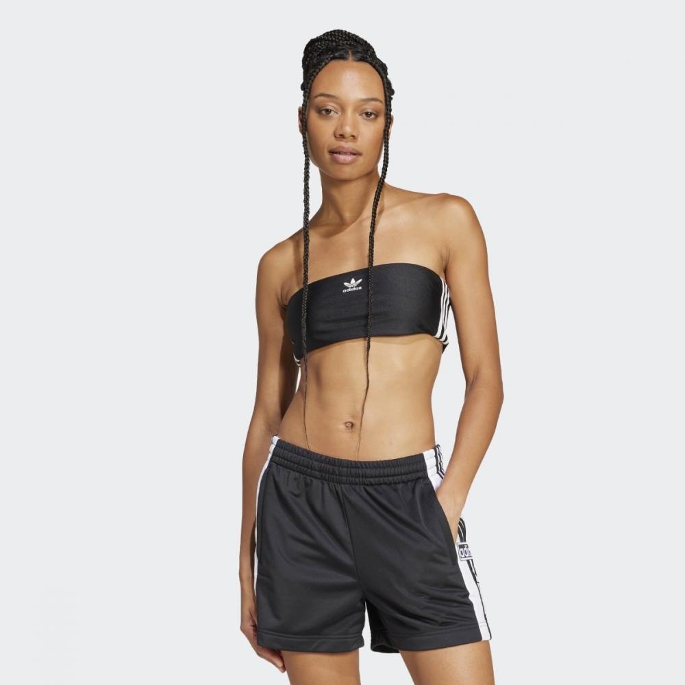 AdidaS Women S 3S Tube Top Black Tight Fit  Ix7823 AL(100)