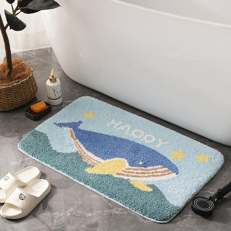 New Eco-Friendly Bathroom Floor Mat For Shower Room, Bathroom Entrance, Living Room, Bedroom, And Foot Mat For Home Decor