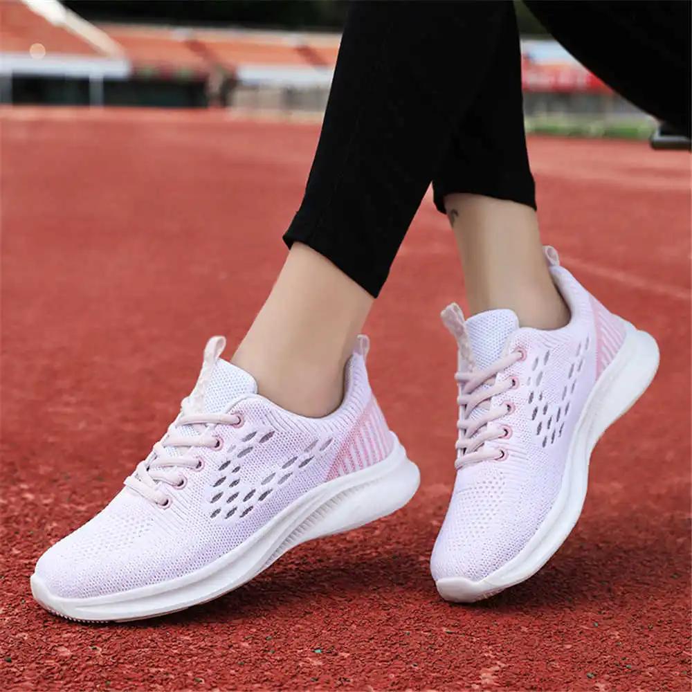 Fashion Mesh Number 41 Special Flat Shoes Loafers Gray Woman Sneakers Boots Large Size Sport Daily Lux Unusual Teniz Models Idea