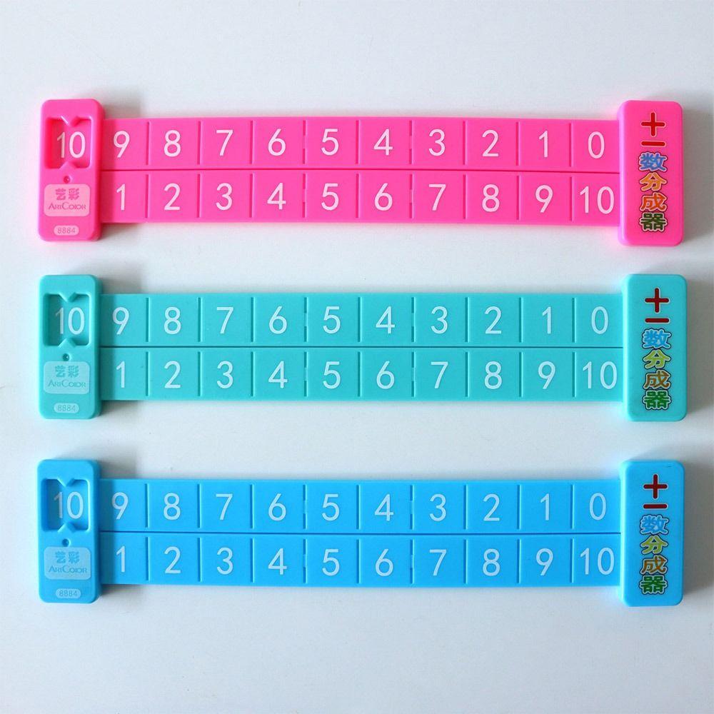 Random Color Subtraction Ruler Within 20 Addition Ruler Math Decomposition Ruler  School Supplies