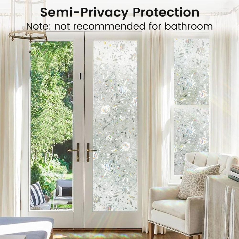 Removable Glass Window Film Static Cling Frosted Glass Stickers New Window Film  Glass Windows