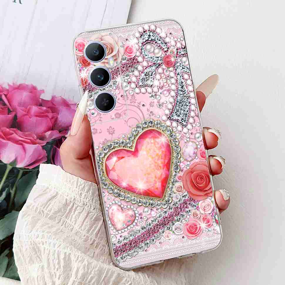 For Realme C65 Case Cute Cartoon Butterfly Cover Soft Silicone Phone Case Fundas For Realme C 65 C65 RealmeC65 4G Bumper