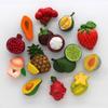 Bionic Fruit Refrigerator with 3D Fridge Magnets Pineapple Bamboo Avocado Papaya Strawberry Durian Cherry Carambola Home Décor
