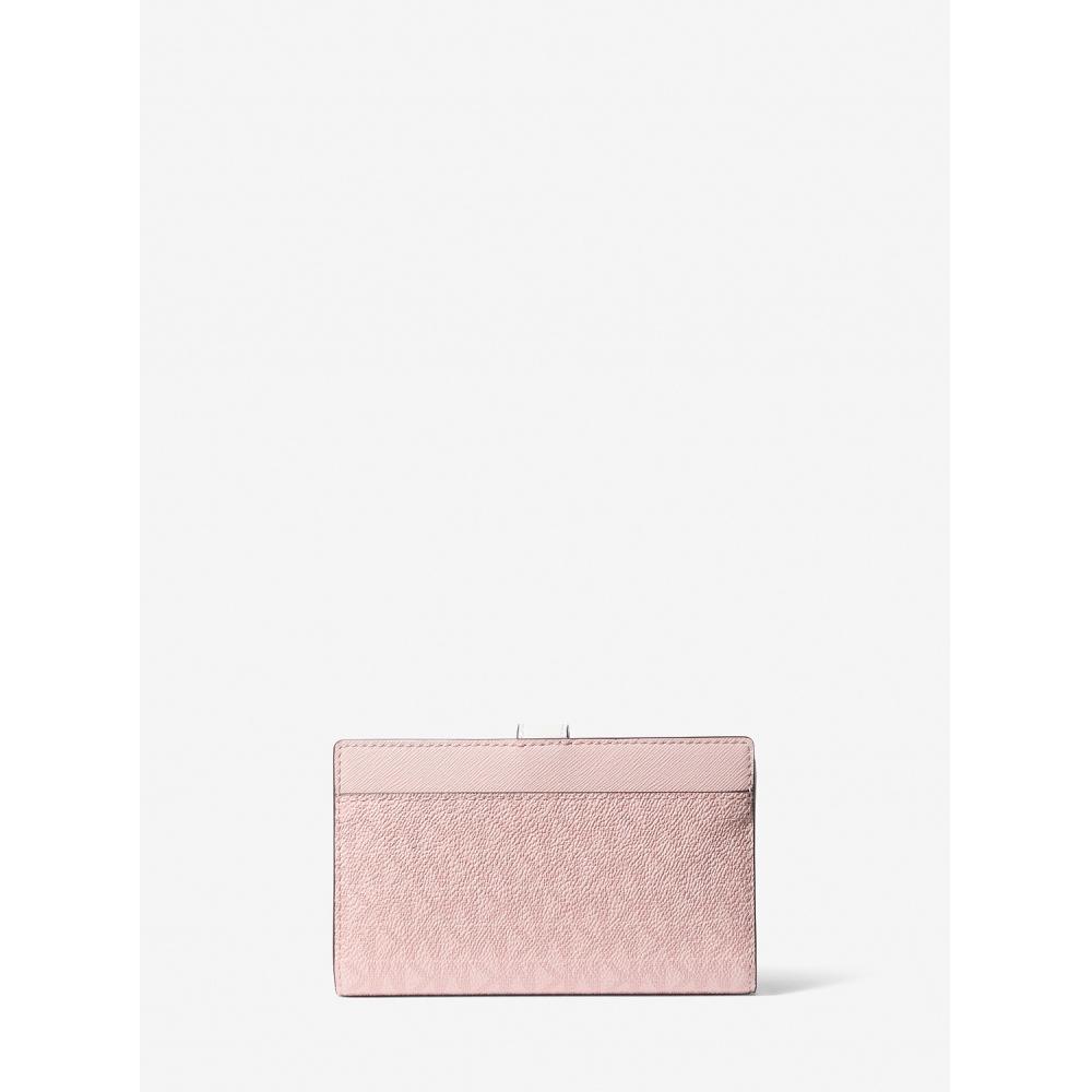Michael Kors Greenwich Wallet Medium   Mk Signature 35s5ggrf8y7183 Powder Blush Multi