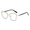 Unisex Cat Eye Frame Optical Glasses Fashion Anti Blue Light Plain Eyewear Oversized Computer Finished Prescription Eyeglasses