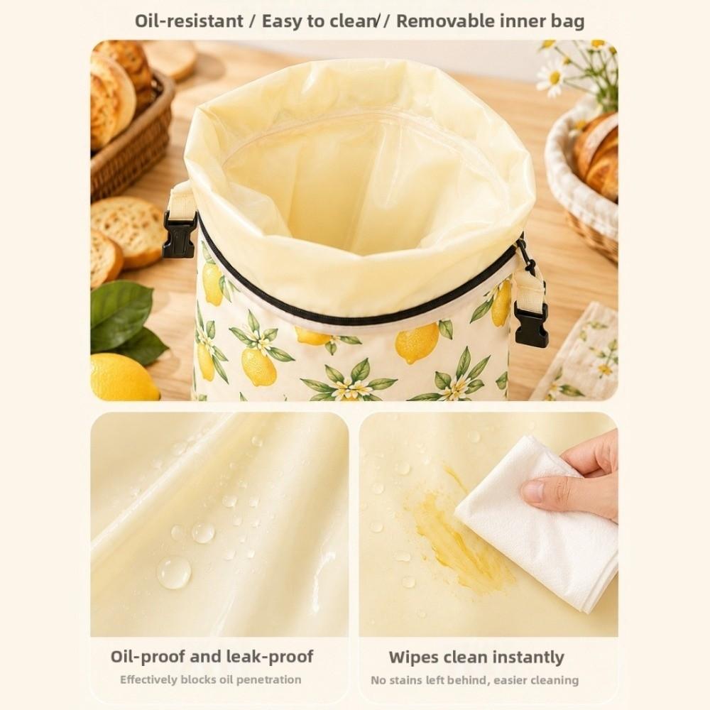 Lock Closure Bread Storage Bag Cotton Beeswax Coated Bags New Beeswax Bread Bags  Kitchen Use