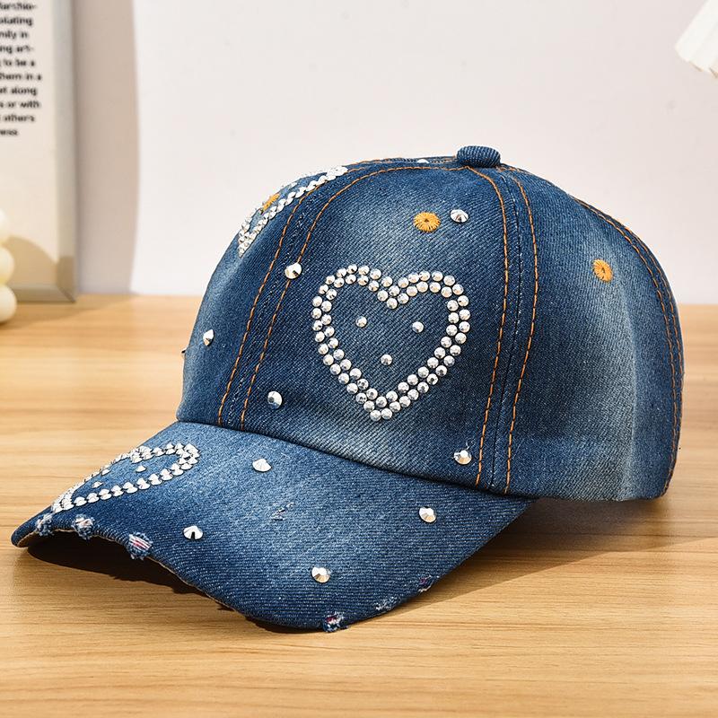 

1Pc Diamond-Encrusted Baseball Cap,Y2K Style Star Pattern,Casual Design,Adjustable Back Buckle,Daily Fashion Items Adjustable