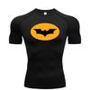 Compression T-Shirts for Men Short Sleeve Rash Guard Athletic Gym Workout Sweat Absorbent Running Fashion Summer Quick Dry Slim Fit Tees Tops