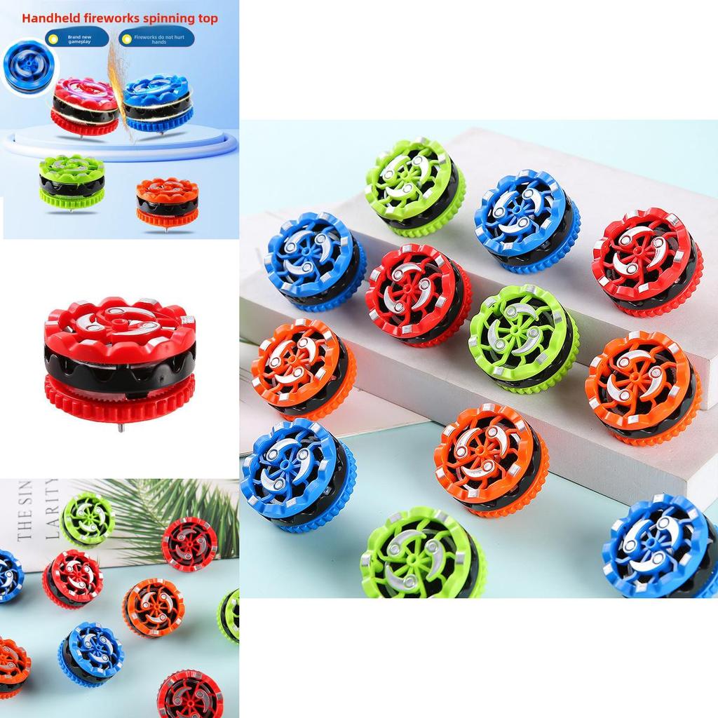 Creative Collision Luminous Plastic Gyroscope Children Toy For Kids And Collectors