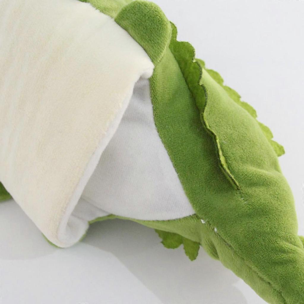 Animal Hand Puppets Plush Toy Birthday Party Favor Supplies for Storytelling Teaching Role-Play Stimulate Imagination (Crocodile)