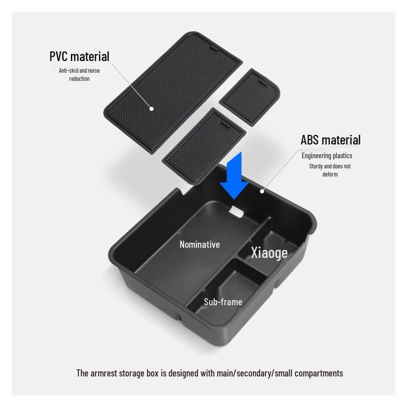 Jetour Shanhai T1 Center Console Armrest Storage Box for 2024-2025 Models