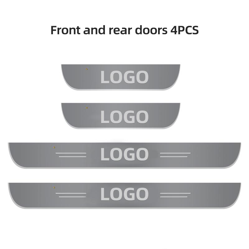 Suitable for Great Wall Haval H6 H2 H9 M6 F7 F7x car door streamer ambient light LED car anti-scratch threshold light