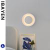 Gypsum Wall Lamp Bedroom Bedside Light Modern Living Room Bedroom Home Background Nordic Wall Decor Art Mural Plaster LED Lamp