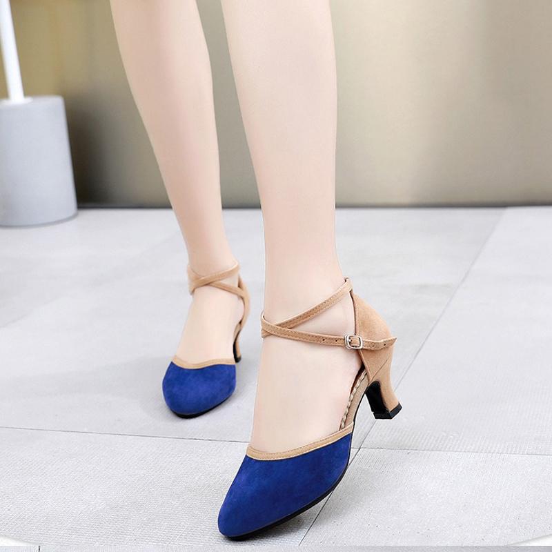 Middle Heel Dance Shoes Women's Modern Dance Shoes Latin Dance Shoes Adult Square Dance Shoes Social Dance Shoes