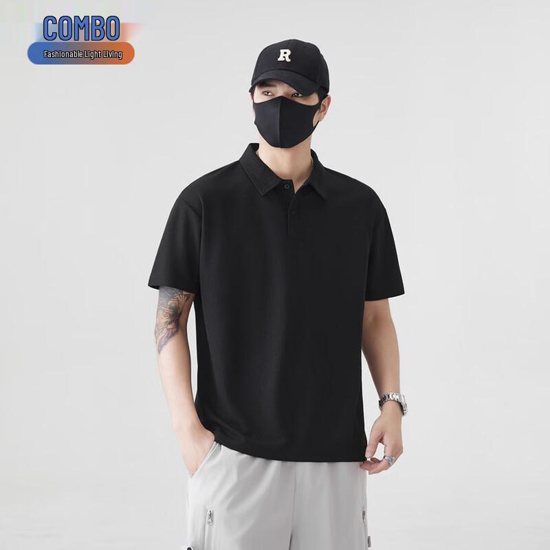 Kangbo Men s Short Sleeve Polo Shirt L