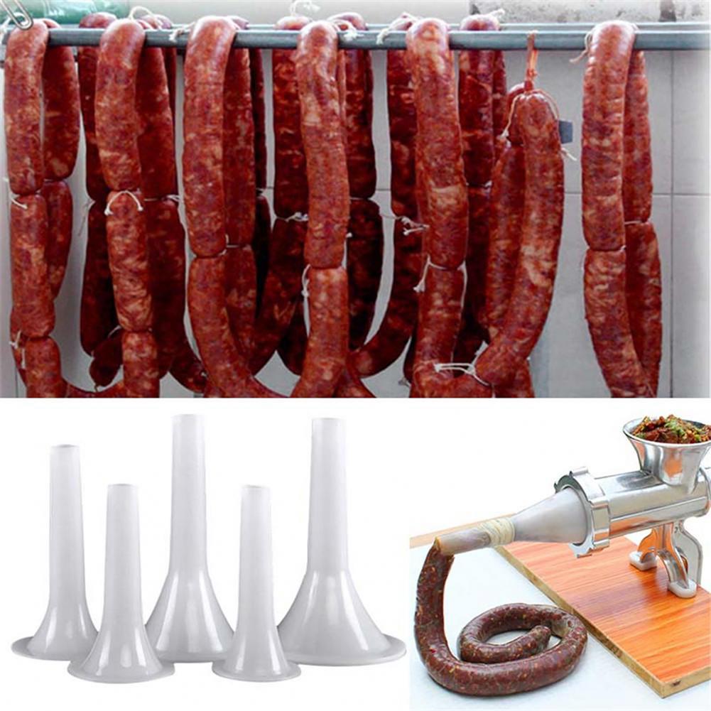 Easy-using Sausage Funnel Food Grade Smooth Surface Plastic Sausage Filling Tube  Sausage Tube Non-stick