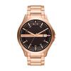 A|X Armani Exchange AX2449 Men's Watch In Pink Gold