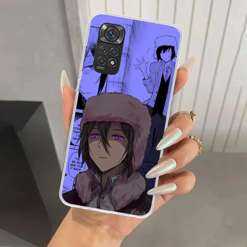 Bungo Stray Dogs Manga Phone Case for Xiaomi Redmi Note 15 14 14S 13 12S 12 Pro 11S 11 Plus 11T 11E 10S Soft Funda Print Shell R