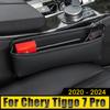 For Chery Tiggo 7 Pro   2022 2023 Car Seat Crevice Slot Storage Phone Holder Box Multi-functional Gap Bag Built-in