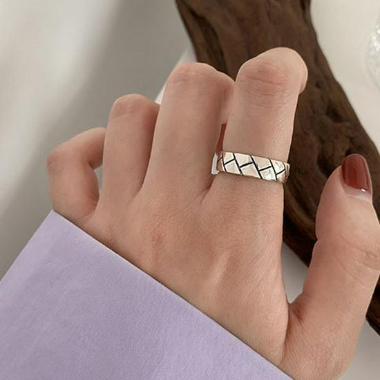 Women's Silver-Plated Retro Korean Style Index Finger Ring