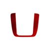 Red Carbon Fiber Central Console Frame Cover Trim For Tahoe/Silverado/Sierra