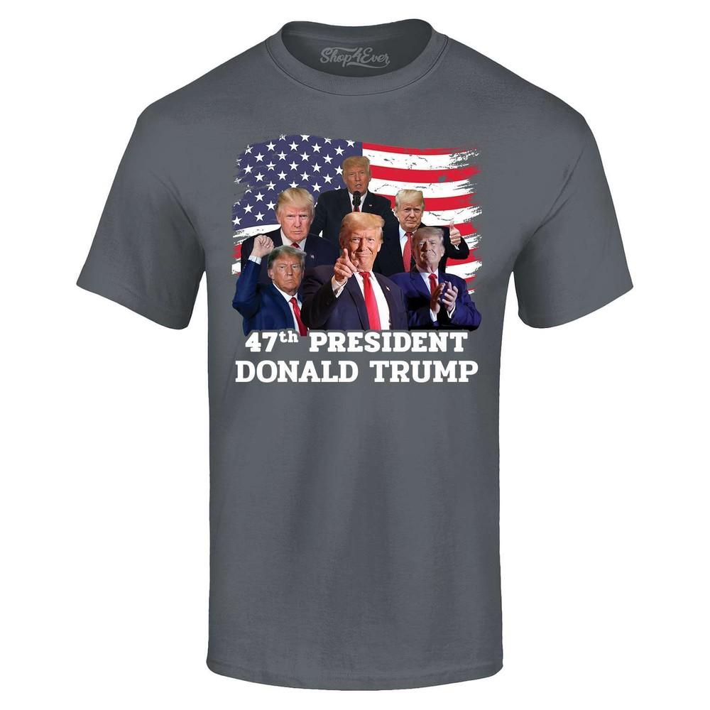 47th President Donald Trump T-shirt American Flag Shirt
