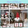 Ornament Christmas Elderly Pinecone Calendar Elderly Xmas Countdown Garnish