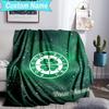 Custom Name Blanket Boston-Celtics Logo Blanket Bedding Blanket for Travel, Camping, Living Rooms, Offices, Sofas, Fan Christmas Gift
